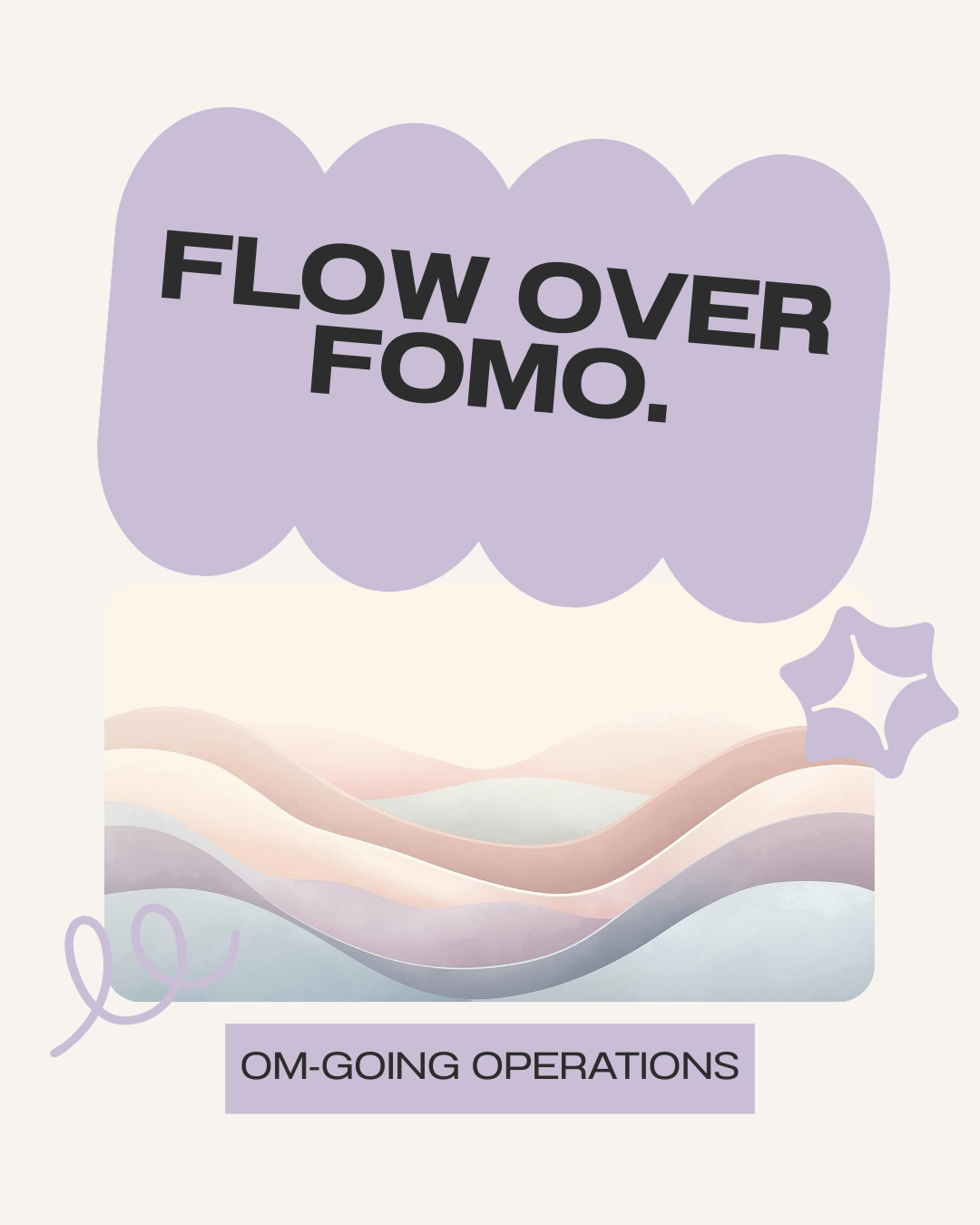 Quiet calendars, clear minds artwork